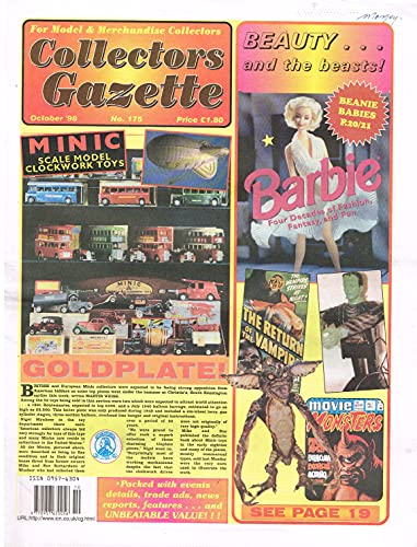 Collectors Gazette magazine, Number 175, October 1998