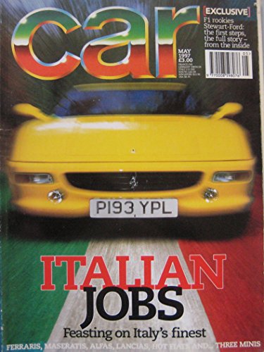 CAR magazine 05/1997 featuring Lancia Delta Integrale, Maserati Ghibli Cup, Ferrari, Mini