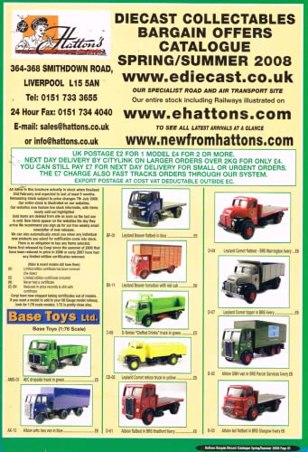 Hattons catalogue, Spring/Summer 2008: Diecast Collectables, Bargain Offers
