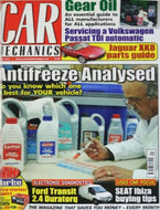 Car Mechanics magazine, January 2012: antifreeze, Ford Transit 2.4 Duratorq, Seat Ibiza, Jaguar XK8 parts, Volkswagen Passat TDI automatic