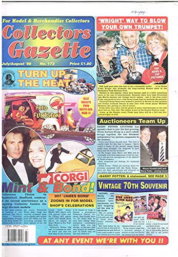 Collectors Gazette magazine, Number 173, July/August 1998