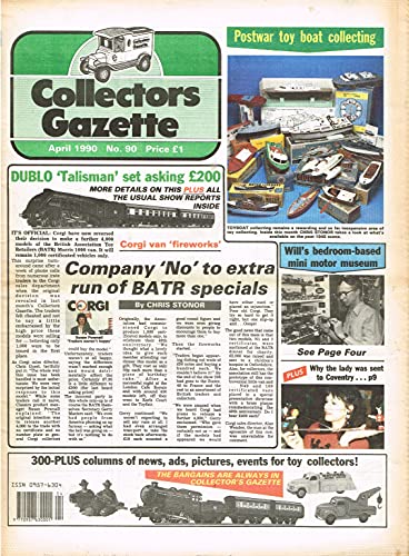 Collectors Gazette magazine, Number 90, April 1990