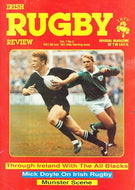 Irish Rugby Review, Vol 7, No 2, December 1989: Official magazine of the IRFU - Through Ireland with the All Blacks, Mick Doyle on Irish Rugby, Munster Scene