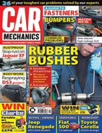 Car Mechanics magazine, January 2022: rubber bushes, Jaguar XF rustproofing, Citroen DS3 respray, Mazda MX-30, Jeep Renegade, Fiat 500, Toyota Corolla clutch