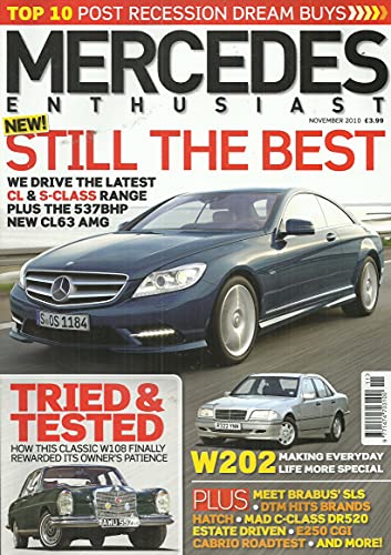 Mercedes Enthusiast magazine, Issue 109, November 2010