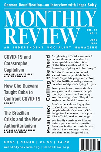 Monthly Review, Vol 72, June 2020: An Independent Socialist Magazine