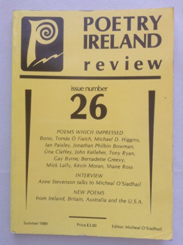 Poetry Ireland review issue no. 26 (Poetry Ireland review)