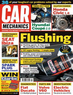 Car Mechanics magazine, February 2020: flushing, Seat Ibiza, Hyundai Coupé 2.0 timing belt, Honda Civic 1.8 clutch change