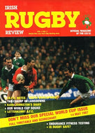 Irish Rugby Review, Vol 4, No 5, April 1987: Official magazine of the IRFU - Champ of Lansdowne, Karl Johnston's Diary, World Cup Squad, Letterkenny RFC, Endurance Fitness, Is Rugby Safe?