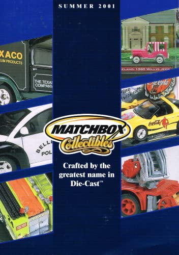 Matchbox Collectibles catalogue, Summer 2001 - Crafted by the Greatest Name in Die-Cast