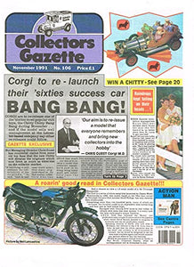 Collectors Gazette magazine, Number 106, November 1991