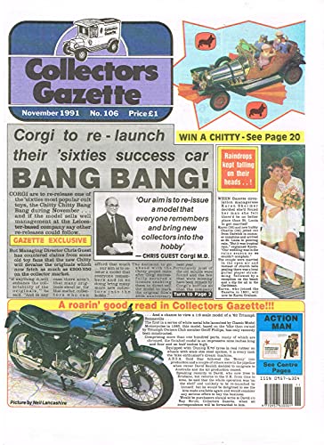 Collectors Gazette magazine, Number 106, November 1991