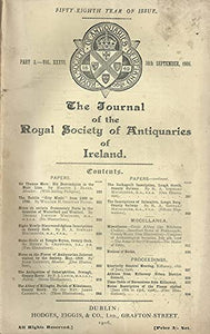 The Journal of the Royal Society of Antiquities of Ireland, Part 3, Volume XXXVI (36), 30th September 1906