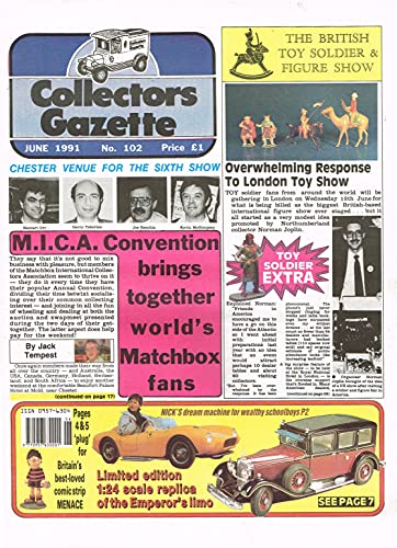 Collectors Gazette magazine, Number 102, June 1991
