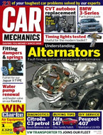 Car Mechanics magazine, June 2015: alternators, Jaguar X-Type dampers and springs, Ford Ka water pump, Citroen C3 Bosch Motronic diagnostics, Alfa Romeo 147, Peugeot 407 1.6 Hdi