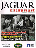 Jaguar Enthusiast magazine, February 2013, Vol 29, No 2 - The Magazine of the Jaguar Enthusiasts' Club - Sharing the Passion