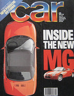 CAR magazine 04/1995 featuring Rolls Royce Silver Spur, Daimler, Porsche, Mercedes, MGF