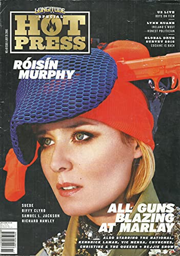 Hot Press magazine, Vol 40, Issue 11, July 20 2016 - Róisín Murphy, Longitude Special, Suede, Biffy Clyro