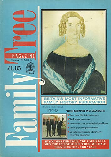 Family Tree Magazine, November 1995, Volume 12, Number 1