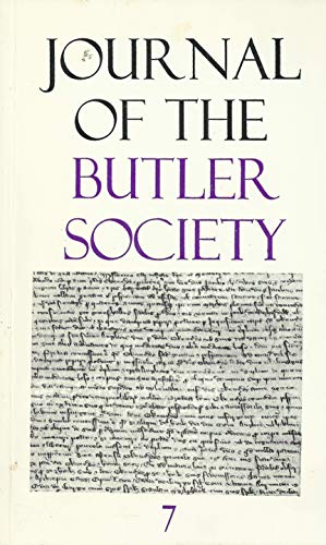 Journal of the Butler Society - 7 (1987)