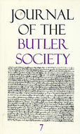 Journal of the Butler Society - 7 (1987)