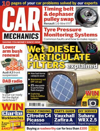 Car Mechanics magazine, September 2016: wet diesel particulate filters, Audi A3 front suspension, DAB radio, Citroen C4 Picasso 1.6 Hdi diagnostics, Vauxhall Zafira A parts, Subaru WRX 2.5