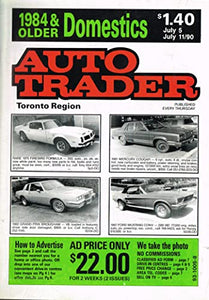 Auto Trader Toronto Region - July 5-July 11 1990