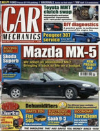 Car Mechanics magazine, March 2013: Maxda MX-5 MK2, Skoda Superb, Peugeot 307, Toyota MMT clutch, Fiat 500 parts, Saab 9-3, Terraclean