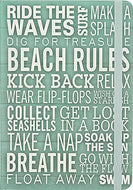 Beach Rules Journal (Diary, Notebook)