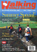 Walking World Ireland magazine, No 32, July/August 1999: Summer special, Mt Sinai pilgrimage, Irish butterflies, Eagle's Rock, Lough Currane, Carrigeenshinnagh, Slieve Bearnagh, The Silent Valley