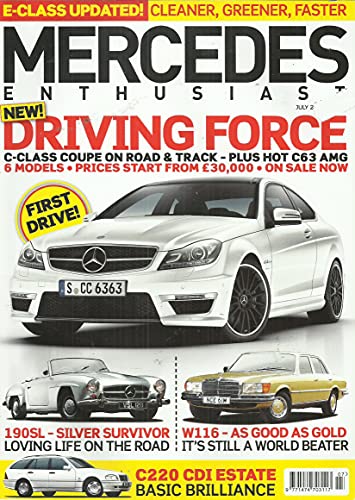 Mercedes Enthusiast magazine, Issue 117, July 2011