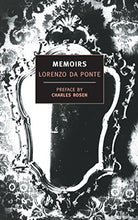 Load image into Gallery viewer, Memoirs Of Lorenzo Da Ponte (New York Review Books Classics)