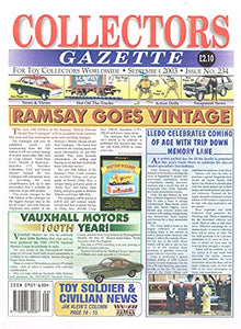Collectors Gazette magazine, Number 234, September 2003 - For Toy Collectors Worldwide