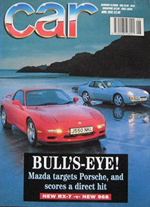 CAR magazine 06/1992 featuring Mazda RX-7, Lotus, Porsche, Renault Alpine, Venturi, Maserati
