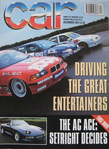 CAR magazine 12/1993 featuring AC Ace, Mazda RX-7, Renault Alpine A610, Porsche 968