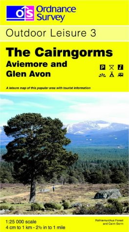 Cairngorms - Aviemore and Glen Avon: Sheet 3 (Outdoor Leisure Maps)