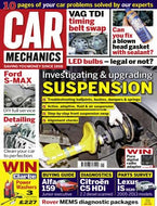 Car Mechanics magazine, May 2016: suspension, Ford S-Max, VAG TDI timing belt, fix blown head gasket with sealant, Alfa Romeo 159, Citroen C5 Hdi diagnostics, Lexus IS XE20 parts