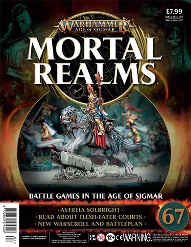 Warhammer Age of Sigmar: Mortal Realms, Part 67 (magazine only): Astreia Solbright, Read about Flesh-Eater Courts, New Warscroll and Battleplan
