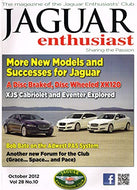 Jaguar Enthusiast magazine, October 2012, Vol 28, No 10 - The Magazine of the Jaguar Enthusiasts' Club - Sharing the Passion