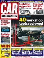 Car Mechanics magazine, December 2014: 40 workshop tools, Hybrid Synergy Drive, Nissan Micra radiator, Vauxhall Corsa C, Hyundai Matrix 1.6 Bosch Motronic diagnostics, Porsche Cayenne parts, Peugeot 207 Hdi