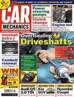 Car Mechanics magazine, May 2018: driveshafts, Vauxhall Astra J 1.6 Ecotec petrol diagnostics, Ford Fiesta 1.25 cambelt, Nissan Micra K12 clutch, Audi Q5 3.0 TDI, Kia SUV Sportage, Hyundai Coupé parts