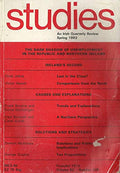 Studies: An Irish Quarterly Review - Spring 1993: The Dark Shadow of Unemployment in the Republic and Northern Ireland
