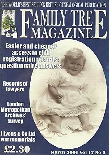 Family Tree Magazine, March 2001, Volume 17, Number 5