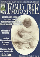 Family Tree Magazine, March 2001, Volume 17, Number 5