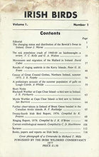 Load image into Gallery viewer, Irish Birds (Incorporating the 'Irish Bird Report' - Volume 1, Number 1, 1977