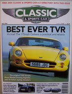 Classic & Sports Car, May 2004, Vol. 23 No. 2 (TVR Cerbera - Best Ever TVR, Porsche vs Mercedes-Benz, MG Midget, Rolls-Royce Camargue)