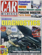 Car Mechanics magazine, January 2010: diagnostics, Rover 25, Porsche Boxter parts, Ford Fiesta/Fusion, BMW 7-Series, Ford Granada