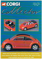 Corgi Collector Magazine February 1995 MBox03 Detail Cars VW concept 1 car
