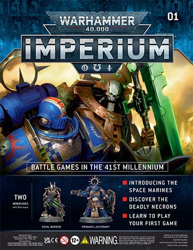 Warhammer 40,000 Imperium (magazine only), part 01: Battle Games in the 41st Millennium - Introducing the Space Marines, Discover the Deadly Necrons, Learn to Play Your First Game