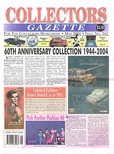 Collectors Gazette magazine, Number 242, May 2004 - For Toy Collectors Worldwide